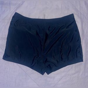 black swim/ workout shorts